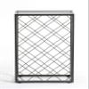 Mango Steam 23 Bottle Gray Wine Rack with Glass Top Shelf, Free Standing for Home, Kitchen and Bar view 4