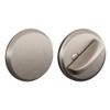 Schlage B81 619 Deadbolt with Standard Trim, Non-Keyed One Sided Deadbolt, Highest Residential Security, Satin Nickel view 2