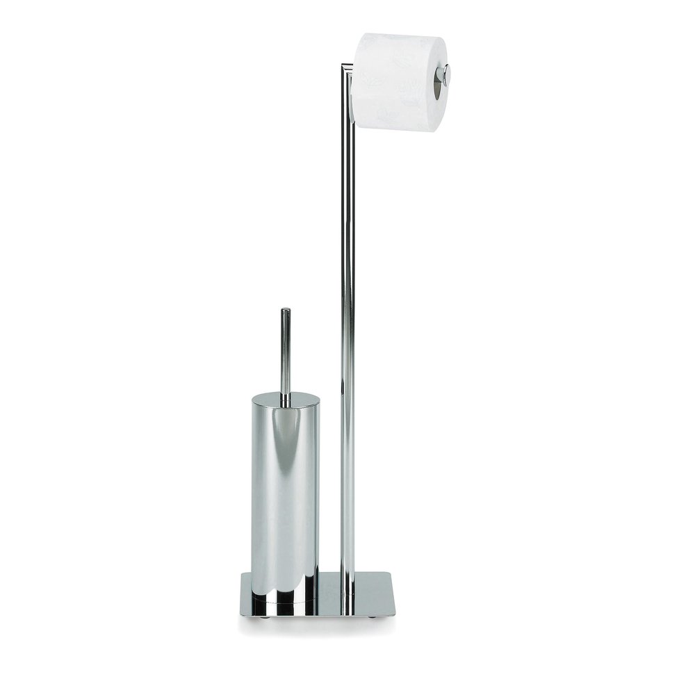 Kela Toilet Brush Set with Tissue Paper Holder Style Collection, Chrome, 20 X 32 X 71 Cm
