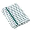 1 Dozen Original Lamont Poli-Check Tea Towel Kitchen Dish Towels Poli Dri, 12 Pack (Green) view 1