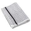 Lamont 1 Dozen Original Poli-Check Tea Towel Kitchen Dish Towels Poli Dri, 12 Pack (Black) view 1