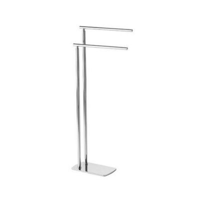 Gedy 7331-13 Towel Stand, 10" L x 15.21" W, Chrome