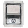 Buyers Products L3885RLS Stainless Steel Rotary Single Point Paddle Latch, 1/2 Inch Striker, Locking Tool Box Latch for Utility Boxes, Tack Boxes & More view 2