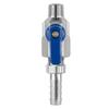 Kegco LH BF13R07-1 Regulator Ball Valve with 5/16 Hose Barb outlet, Brass view 1