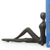 Danya B. ZI11217 Contemporary 2 Piece Ladies Stretching Cast Iron Metal Art Bookend Set view 3