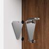 WINSOON Barn Door Lock Hardware Stainless Steel Sliding Privacy Latch for Closet Shed Pocket Doors Wood Gates Brushed Nickel view 4