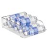 iDesign Water Bottle Organizer for Fridge or Pantry - Clear - Made in USA view 1