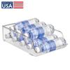 iDesign Water Bottle Organizer for Fridge or Pantry - Clear - Made in USA view 2