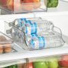 iDesign Water Bottle Organizer for Fridge or Pantry - Clear - Made in USA view 3