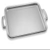 Motta Stainless Steel Rectangular Tray with Handles, 19.1 by 11.8-Inch, Europa view 1
