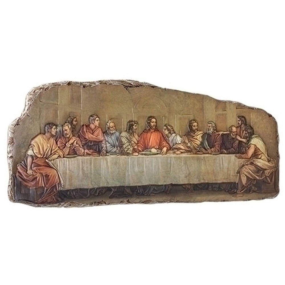 Joseph's Studio by Roman, Panels & Plaques Collection, 7.75"H THE LAST SUPPER PLAQUE, Home Dcor, Devout Gift, Prayerful Inspiration (1x10x7)