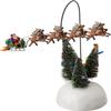 Department 56 National Lampoon's Christmas Vacation Village Accessories Flaming Sleigh Animated Figurine, 10 Inch, Multicolor view 1