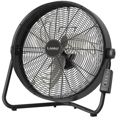 Lasko H20685 High Velocity Floor Fan with QuickMount Wall-Mount and Remote Control, 20", Black