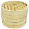 8" Bamboo Steamer Set Sunrise Kitchen Supply view 1