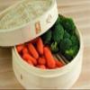 8" Bamboo Steamer Set Sunrise Kitchen Supply view 3