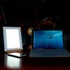 AMZCOOL Sunlight Table Lamp 10000 Lux Full Spectrum LED Lamp UV-Free Portable Natural Light with Stepless Dimming(White,A5) view 3