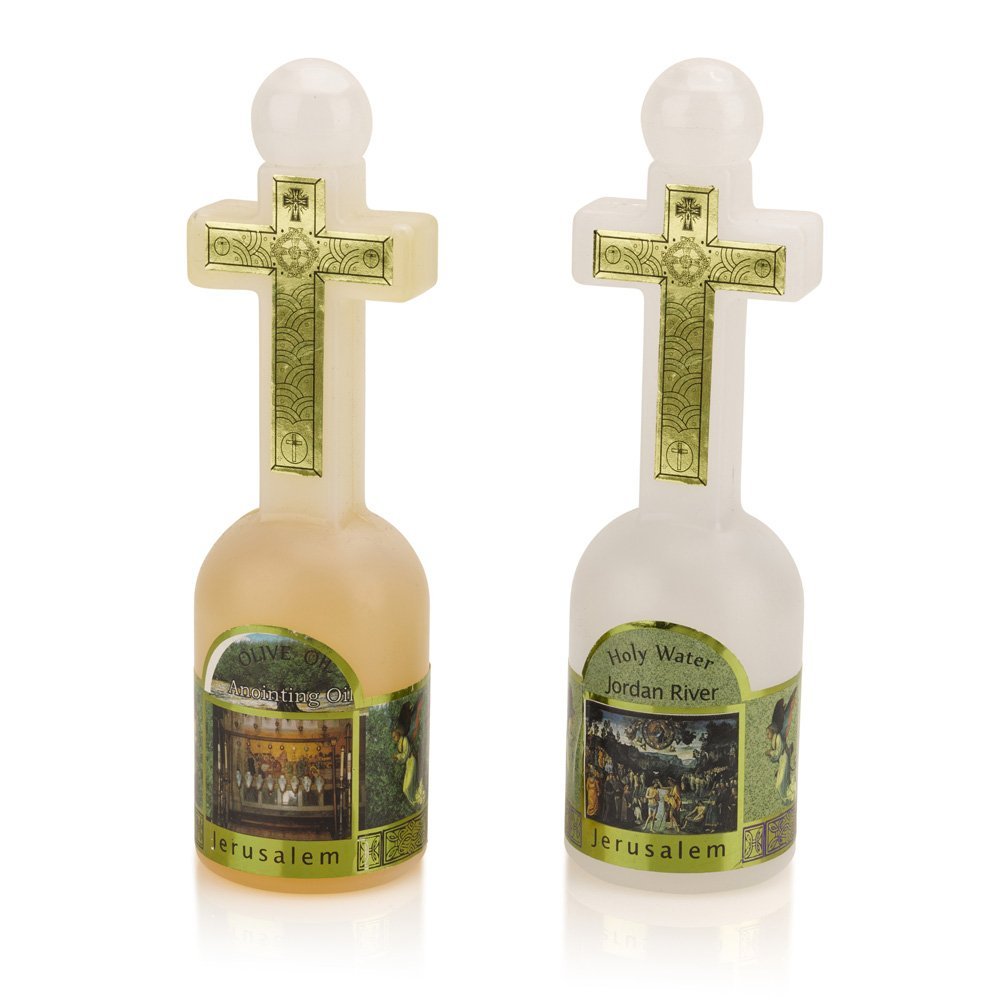 ChristentumWelt Purifying Holy Water from Jordan & Genuine Ointing Oil Direct from Jerusalem 150 ml