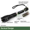 EcoGear FX LED Flashlights - Small Camping Flashlights with High Lumens, 5 Light Modes, Zoomable Beam - Bright Tactical Flash Light for Outdoor Home and Emergency [2 Pack] view 3