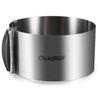 CALIFORNIA CADE ELECTRONIC Cake Mold-Cake Ring-Adjustable Round Stainless Steel 6 to 12 Inch, 6 Inch Baking Ring for Supporting Decorating Icing view 1