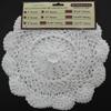 Creative Linens 6PCS 10" Round Crochet Lace Doily White 100% Cotton Handmade, Set of 6 Pieces view 2