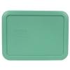 Pyrex 7210-PC 3-Cup Light Green Food Storage Replacement Lid (2-Pack) - Made in USA view 2