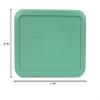 Pyrex 7210-PC 3-Cup Light Green Food Storage Replacement Lid (2-Pack) - Made in USA view 4
