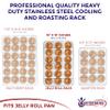 KITCHENATICS Jelly Roll Cooling Rack for Baking, Heavy-Duty Stainless Steel Baking Rack, Oven Safe Rack for Cooking, Food-Safe Bacon Rack, Cookie Cooling Rack Fits Jelly Roll Sheet Pan 10" x15" IN view 2