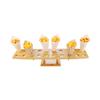 Restaurantware 22.5 x 4.3 Inch Oval Cone Stand 1 Sturdy Cone Holder - With 20 Slots Cones Sold Separately Bamboo Cone Holder For Buffets Banquets Or Catering Events Party Supplies view 1