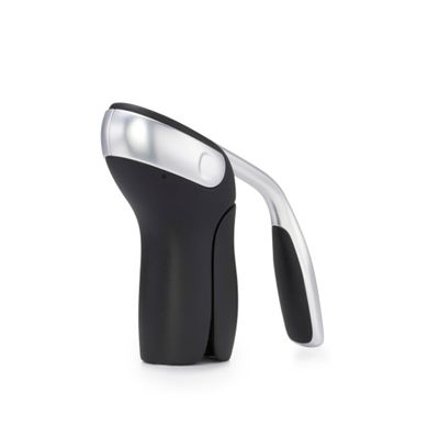 OXO Steel Vertical Lever Corkscrew with Removable Foil Cutter