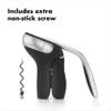 OXO Steel Vertical Lever Corkscrew with Removable Foil Cutter view 3