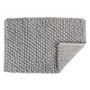 DII Ultra Soft Chenille Bath Mat, Chunky Popcorn Bath Rug, 17x24", Gray view 3