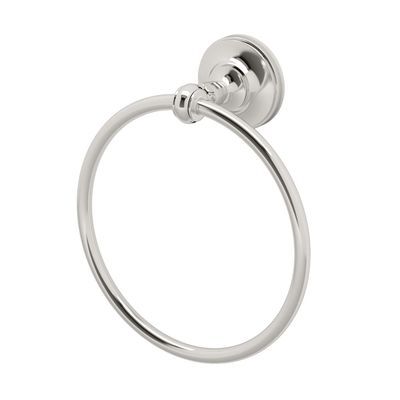 Gatco 4122 Tavern Towel Ring, Polished Nickel, 6.5"
