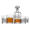 Godinger Dublin Whiskey Decanter, Liquor Decanter with 4 Double Old Fashioned Glasses, Barware, Glassware & Drinkware, for Whiskey, Liquor, Scotch & More, 750ML view 1