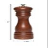 Fletchers' Mill Federal Pepper Mill, Walnut Stain - 8 Inch, Adjustable Coarseness Fine to Coarse, MADE IN U.S.A. view 3