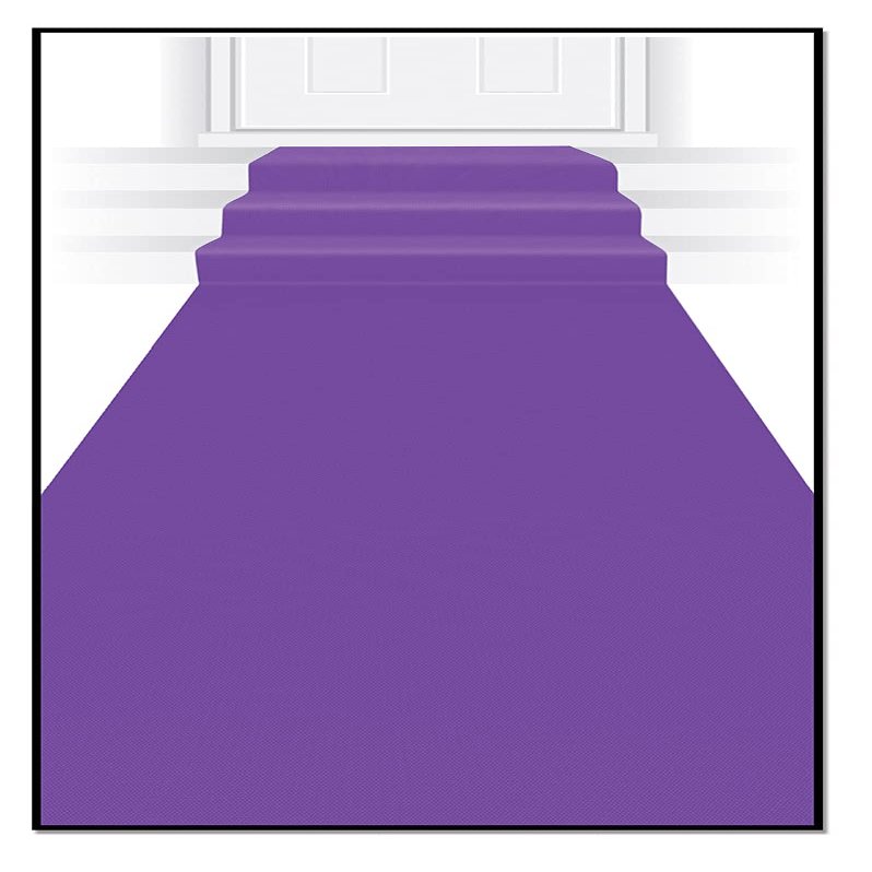 Purple Carpet Sidewalk Runner
