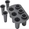 Wilton Cookie Shot Glass, 6-Cavity - Bake Perfect Sweet Shooters with this 6-Cup Cookie Shot Glass Pan, Non-Stick Round Pan Made of Steel view 1