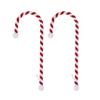 Haute Decor Candy Cane Stocking Holder (Classic 2-Pack) - Hang Your Christmas Stockings in Style - Lightweight Yet Holds Up to 10 Lbs view 1
