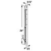 Prime-Line FA 2740 28 In. Window Block and Tackle Sash Balance (Single Pack), 9/16 in. view 2