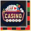 Multicolored Roll The Dice Luncheon Napkins, 6.5" (16-Pack) - Casino-Themed Party Napkins, Perfect for Game Nights & Friendly Gatherings view 1