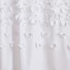 Lush Decor Lucia Shower Curtain, 72" x 72", White view 3