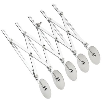 Fantes Expandable 5-Wheel Stainless Steel Dough Cutter, The Italian Market Original since 1906