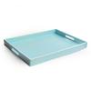 American Atelier Carry 14 x 19 inches Rectangular Tray with Handle, 14 x 19 inch, Teal, (1270065) view 1