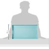 American Atelier Carry 14 x 19 inches Rectangular Tray with Handle, 14 x 19 inch, Teal, (1270065) view 3