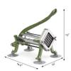 New Star Food Service 42313 Commercial Restaurant French Fry Cutter with Suction Feet, 1/2-Inch view 3
