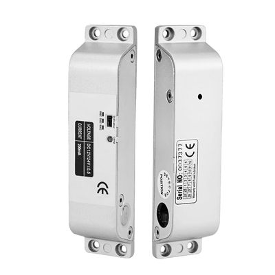 LIBO Smart Home Electric Drop Bolt Lock DC 12V Fail Safe NC Mode Electronic Door Lock for Access Control Security System with Time Delay