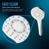 TOTO G Series 1.75 GPM Single Spray 4 inch Round Handshower with COMFORT WAVE Technology, Polished Chrome - TBW01009U4#CP view 4