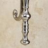 Flythe Consulting Manor Wall Sconce Pair - Satin Nickel - Made of Solid Brass - Hurricane Style Glass - Elegant Candle Holder for Bedroom, Living Room, Kitchen view 4