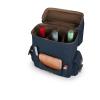 LEGACY - a Picnic Time brand Moreno 3-Bottle Wine & Cheese Tote, Padded Wine Carry Tote Bag with Handle and Adjustable Shoulder Strap, (Navy Blue) view 3