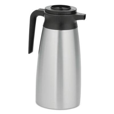 BUNN 1.9 Liter Thermal Pitcher, Stainless Steel/black