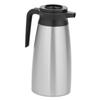 BUNN 1.9 Liter Thermal Pitcher, Stainless Steel/black view 1
